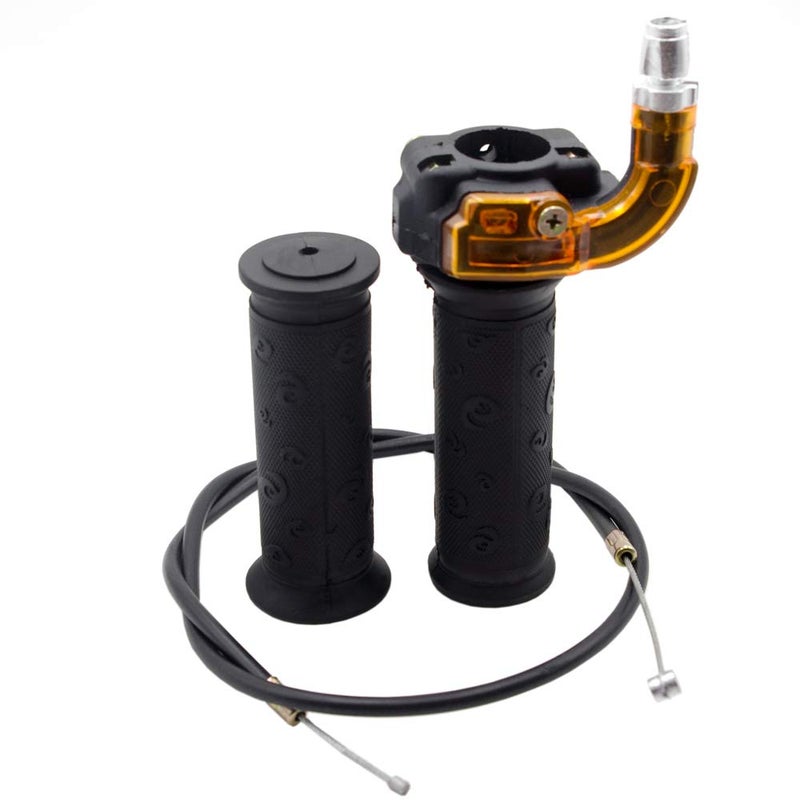 Royitay 7/8" 22mm Twist Throttle Accelerator Grip and Throttle Cable for 47cc 49cc Dirt Bike Mini Bike Pit Bike ATV Quad Pocket - Image 2